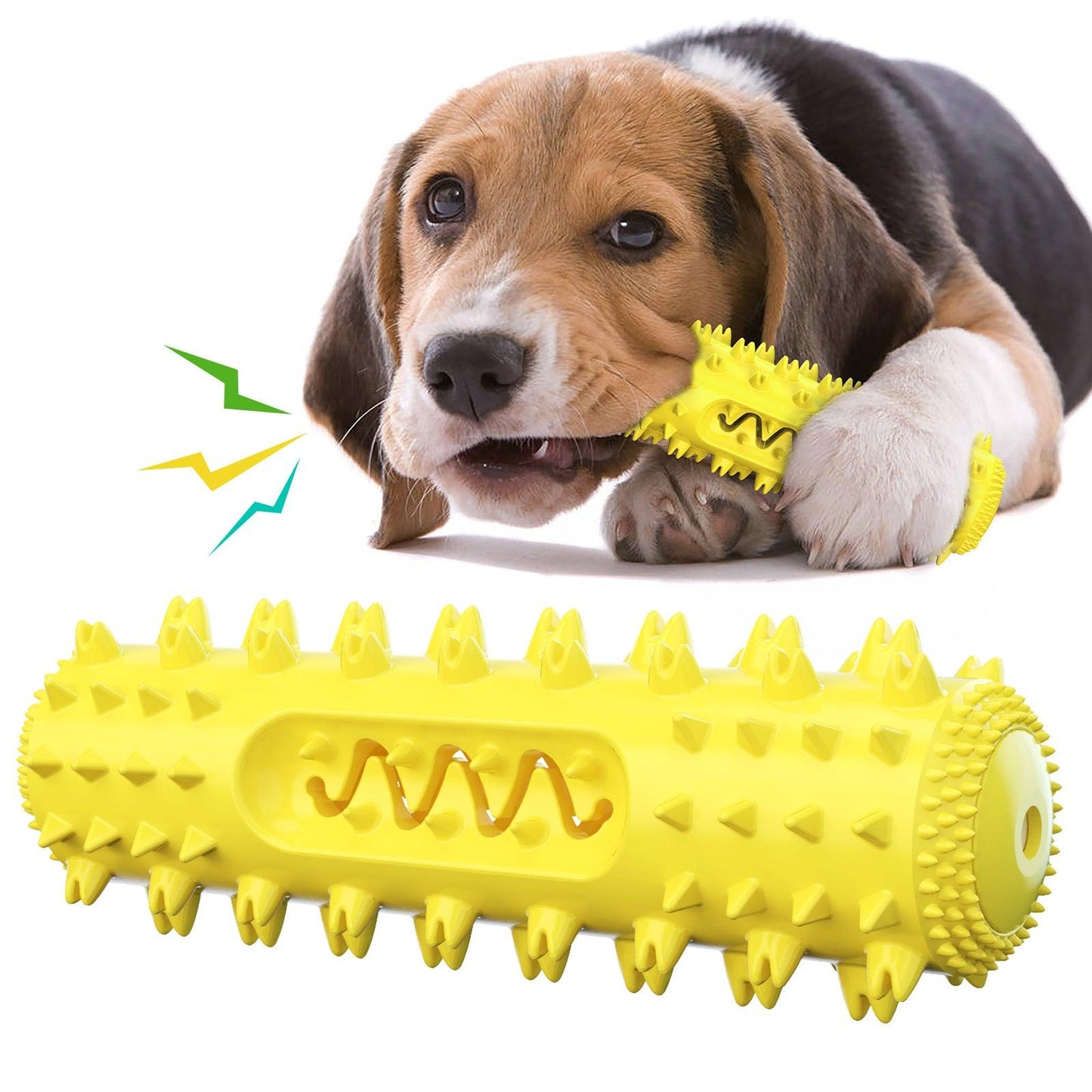 Pet Dental Delight — Interactive Dog Toothbrush & Teething Toy