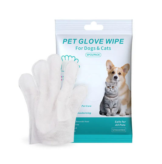 Pet Cleaning Gloves & Wipes – Disposable, Ear, Eye, Tooth & Foot Care for Dogs & Cats