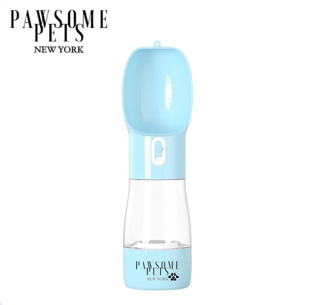 2-in-1 Portable Pet Feeder & Water Bottle
