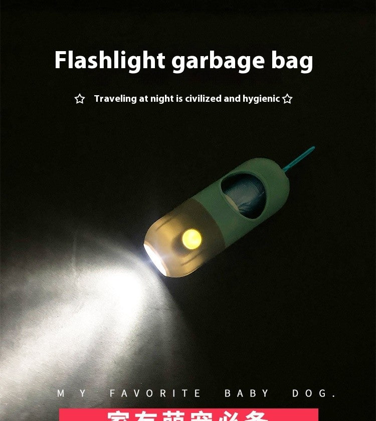 Led Light Pet Waste Bag Dispenser For Dogs Cats Dog Poop Scooper Bags Waste Bags