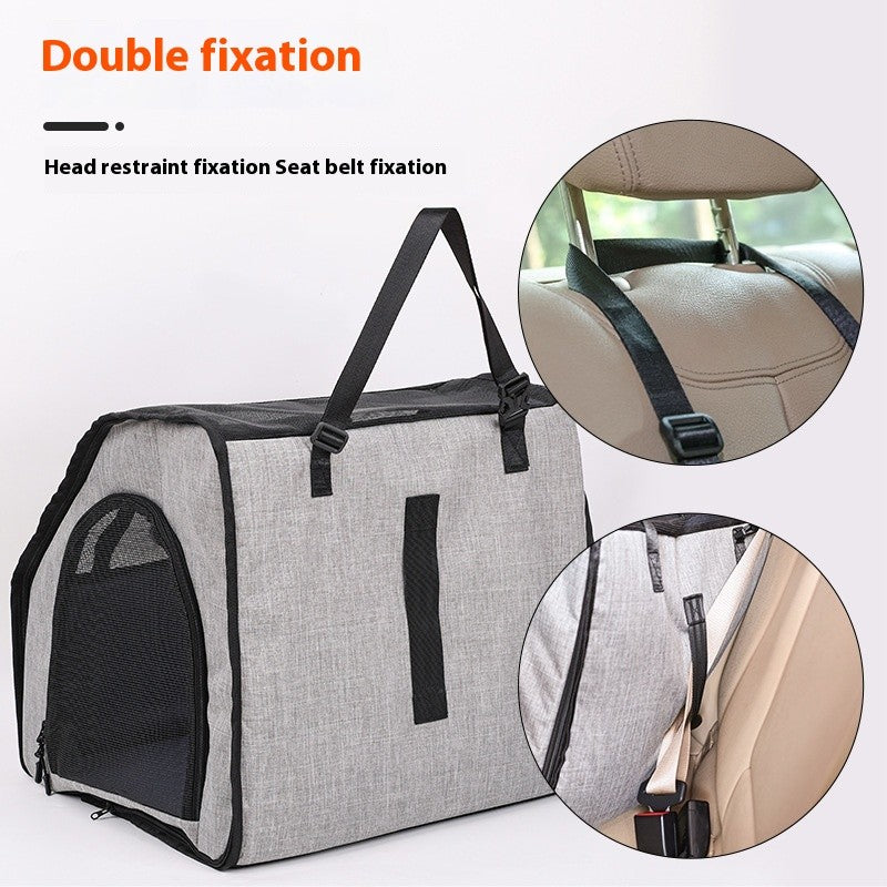 Portable Foldable Car Waterproof And Hard-wearing Pet Cage Waterproof Thickened 