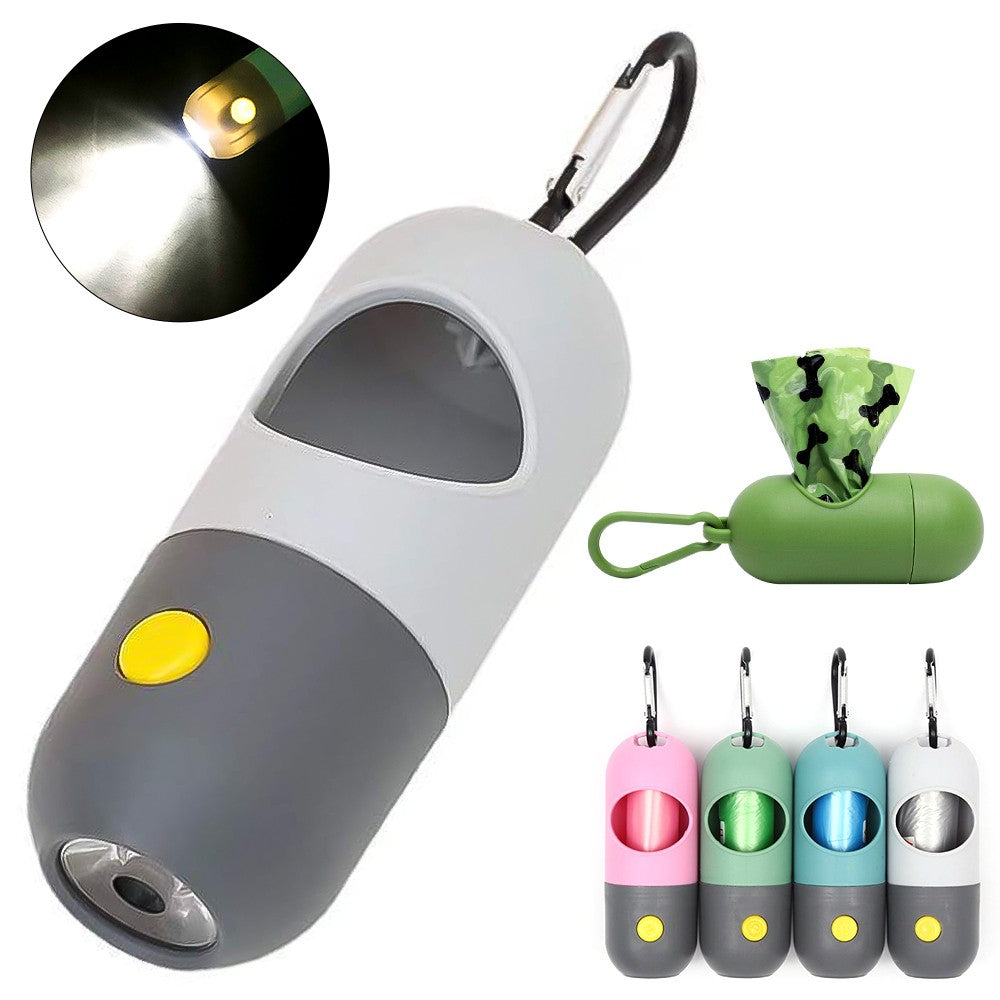 Led Light Pet Waste Bag Dispenser For Dogs Cats Dog Poop Scooper Bags Waste Bags
