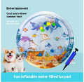 Summer Cooling Pet Water Bed Cushion Ice Pad Dog Sleeping Square Mat For Puppy D