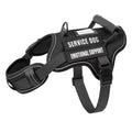 Tactical Service Dog Harness With Handle, No-Pull Adjustable Reflective Pet Vest